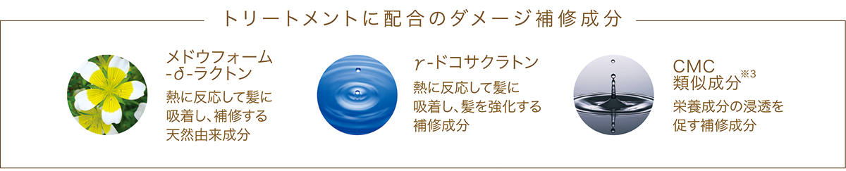 ダメージ補修成分